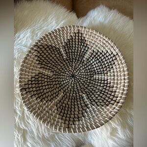 Handwoven decorative woven bowl
